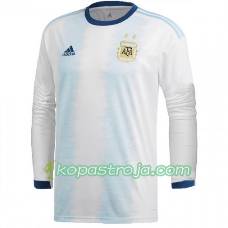 Billiga Fotbollströjor Argentina Hemma tröja Copa América 2019 Långärmad